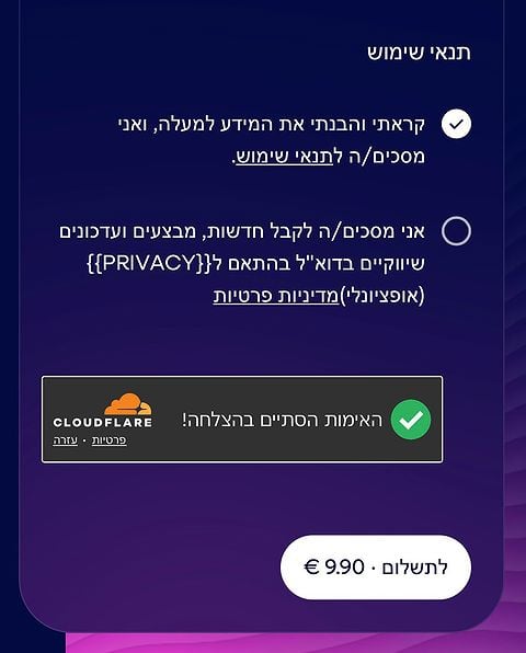 הצבעה